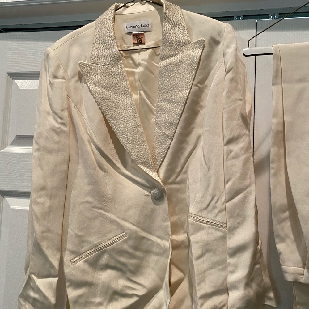 Ivory/cream suit